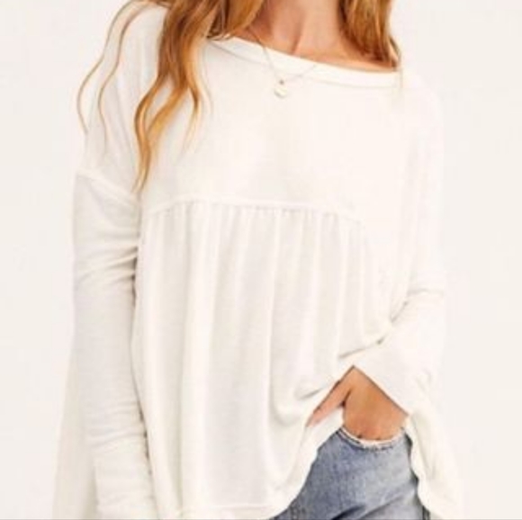 We The Free Tops - Free People Forever Your Girl Babydoll top. NWT